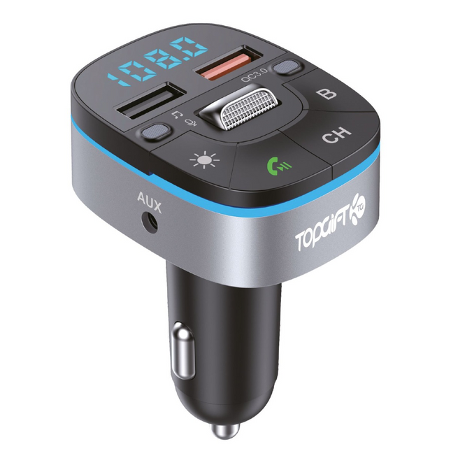 In-Car Edge FM/Bluetooth MP3 & Fast Charger (12 Months Warranty)