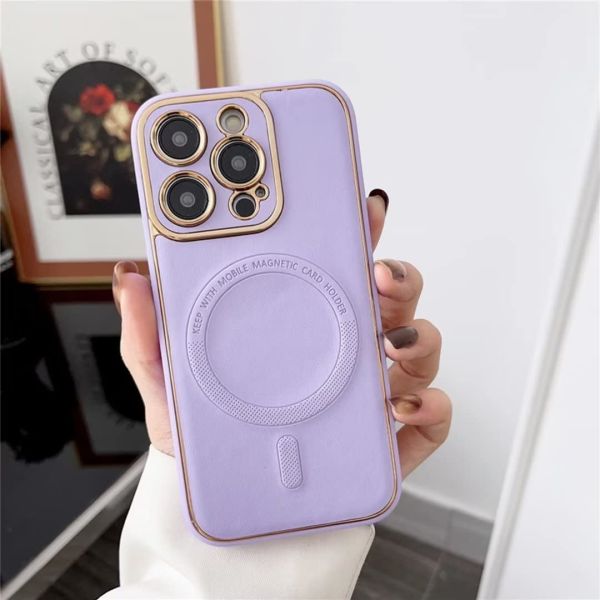 iPhone 14 Magsafe With Leather Case