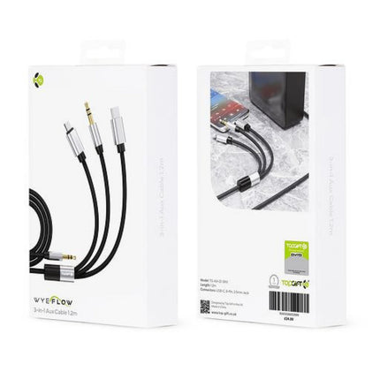 WYEFLOW 3-in-1 Aux Cable