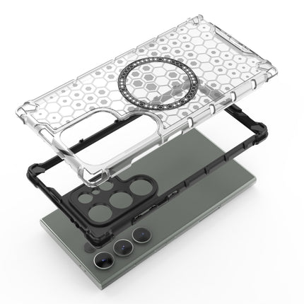 Shockproof Magnetic Ring Phone Case with Honeycomb for Samsung