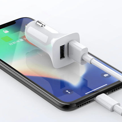 In-Car Dual USB-A Port Charger (12 Months Warranty)