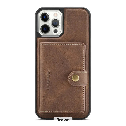 Back Case with Detachable Wallet for iPhone 11/12/13/14/15 - Row