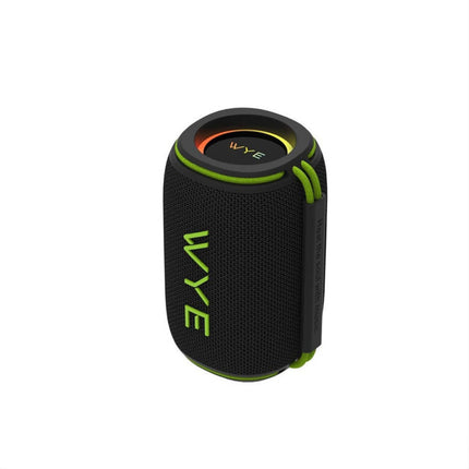 5W High Fidelity Wireless Bluetooth Speaker – IPX6 Waterproof, Deep Bass Hi-Fi Sound, 6 RGB Modes, 1-Hour Fast Charge USB-C, 6Hr Playtime, TWS Stereo Pairing, TF/USB/AUX, Hands-Free Calling – Compact Portable Outdoor Speaker Black (Y-SKR11)