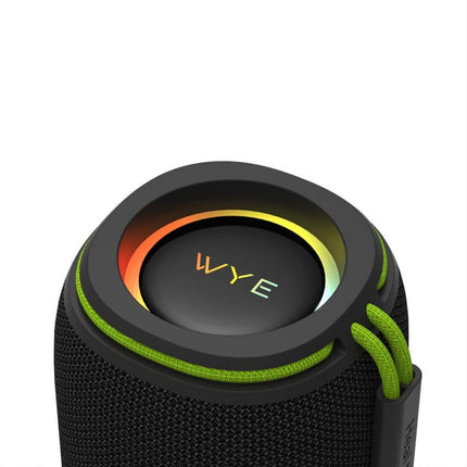 5W High Fidelity Wireless Bluetooth Speaker – IPX6 Waterproof, Deep Bass Hi-Fi Sound, 6 RGB Modes, 1-Hour Fast Charge USB-C, 6Hr Playtime, TWS Stereo Pairing, TF/USB/AUX, Hands-Free Calling – Compact Portable Outdoor Speaker Black (Y-SKR11)