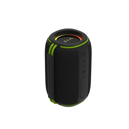 5W High Fidelity Wireless Bluetooth Speaker – IPX6 Waterproof, Deep Bass Hi-Fi Sound, 6 RGB Modes, 1-Hour Fast Charge USB-C, 6Hr Playtime, TWS Stereo Pairing, TF/USB/AUX, Hands-Free Calling – Compact Portable Outdoor Speaker Black (Y-SKR11)