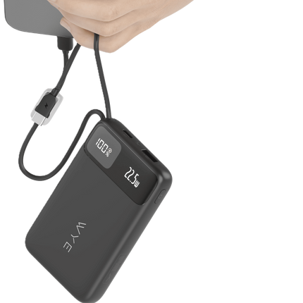 10K Power Bank with Built-in Cables