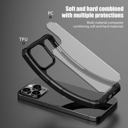 Transparent, Ultra-Protective Military-Grade Back case for iPhone 11/12/13/14/15 - Row