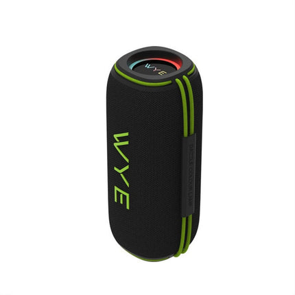 60W High Fidelity Wireless Bluetooth Speaker – IPX6 Waterproof, Deep Bass Hi-Fi Sound, Φ93mm Driver, 8000mAh 8Hr Battery, 6 RGB Modes, TWS Stereo Pairing, USB-C, TF/USB/AUX, Hands-Free Calling – Portable Outdoor Speaker Black & Green (Y-SKR15)