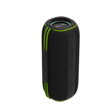 60W High Fidelity Wireless Bluetooth Speaker – IPX6 Waterproof, Deep Bass Hi-Fi Sound, Φ93mm Driver, 8000mAh 8Hr Battery, 6 RGB Modes, TWS Stereo Pairing, USB-C, TF/USB/AUX, Hands-Free Calling – Portable Outdoor Speaker Black & Green (Y-SKR15)
