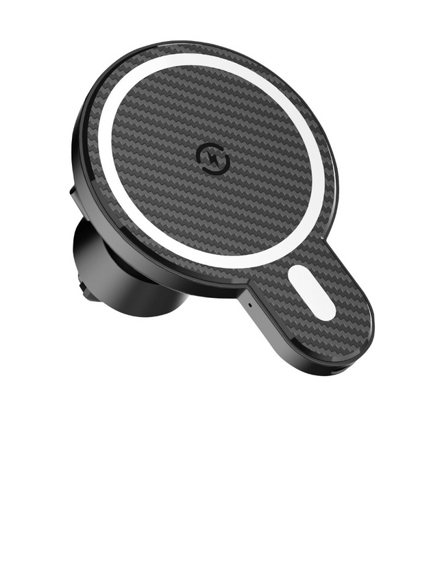 15W Wireless Charger In-Car Holder Dashboard/Air Vent (12 Months Warranty)