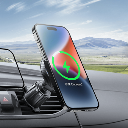 15W In-Car Wireless Charging AirVent Holder