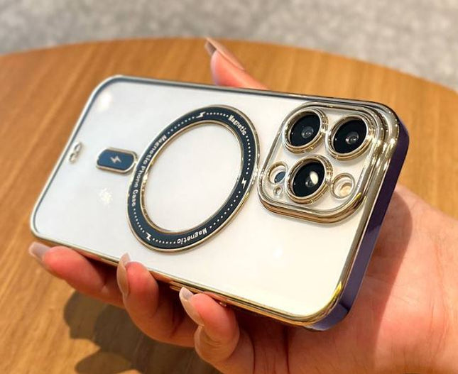 iPhone 14 Pro Magsafe Magnetic Clear TPU Case