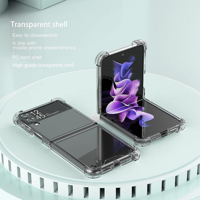 Galaxy Flip 5 Clear Anti Drop Case