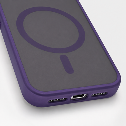 iPhone 15 Pro Hard TPU Clear Magnetic Case