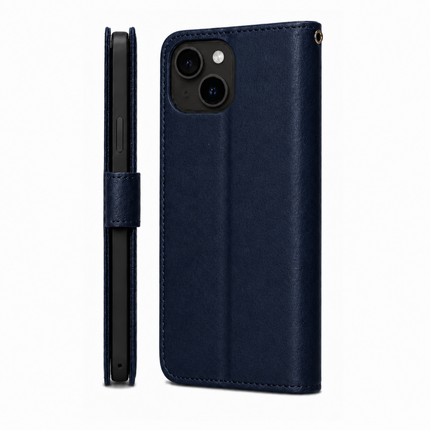 iPhone 15 Plus Wallet Slide Pocket Case