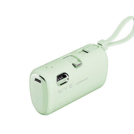 USB-C Plug Power Bank 10K with Lightning Cable