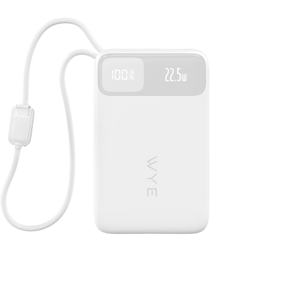 10K Power Bank with Built-in Cables