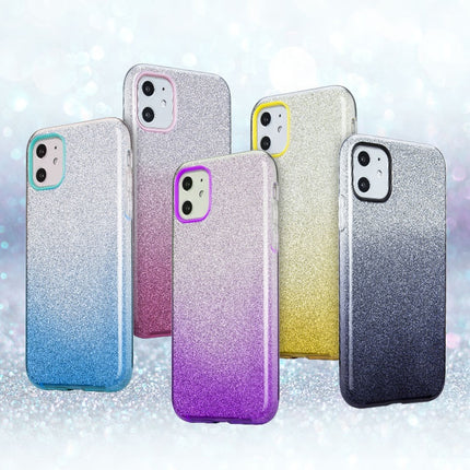 iPhone 11 Pro Shinny 3in1 TPU Twine Colour Case