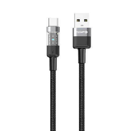 WYEFLOW PD Nylon Braided & Aluminium Alloy Transparent Data Cable