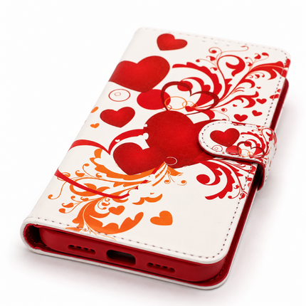 iPhone 15 Pro Wallet Printed Design Case