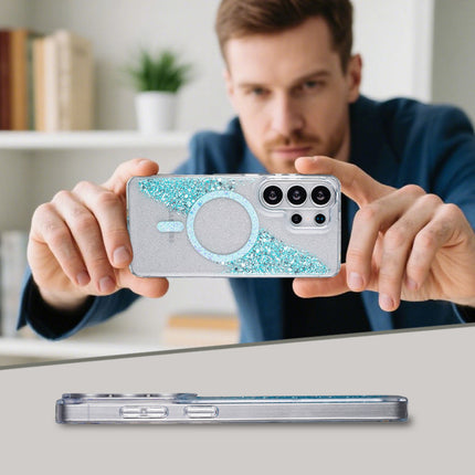 Galaxy S25 Ultra Sparkle Magnetic Ring Case