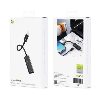 WYEFLOW USB-C to 3.5mm & USB-C Female Port Adapter