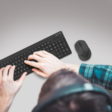 2.4G Wireless Keyboard Mouse with USB Receiver