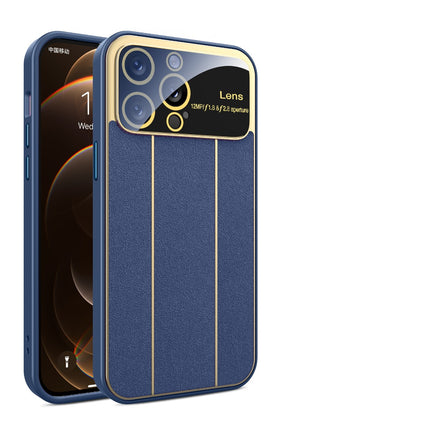 Built-in Lens Protector TPU Case  for iPhone 11/12/13/14/15 - Row