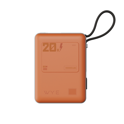 65W 20K Power Bank With Detachable Cable