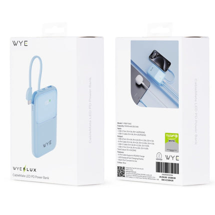 10000mAh CableMate LED PD Power Bank