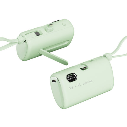 Lightning Plug Power Bank 10K with USB-C Cable
