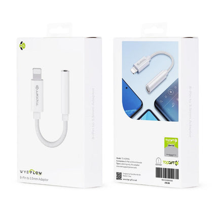 WYEFLOW Lightning to 3.5mm Adapter