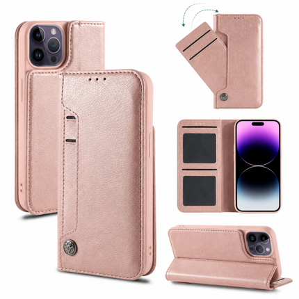 iPhone 14 Pro Wallet Slide Pocket Case