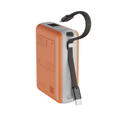 65W 20K Power Bank With Detachable Cable