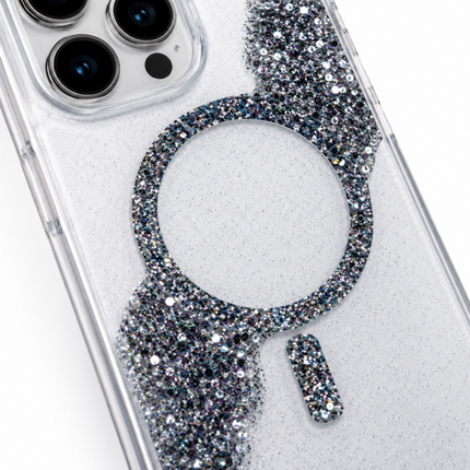 iPhone 15 Pro Max Sparkle Magnetic Ring Case