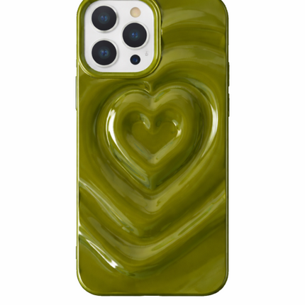 Galaxy A15 Heart Plating 3D Case