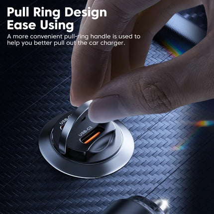 20W In-Car USB-A & USB-C Compact PD Charger (12 Months Warranty)