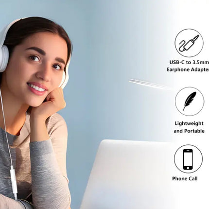USB-C to 3.5mm Silicone Adapter (12 Months Warranty)
