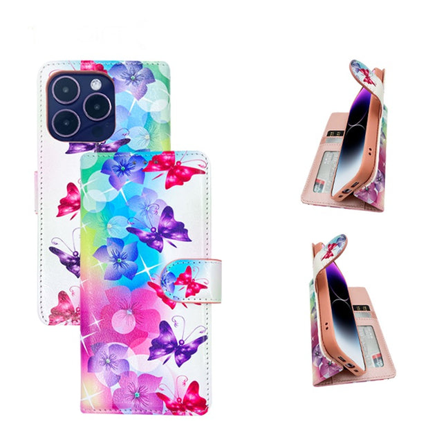 Printed Wallet Design Case for Samsung S-Series