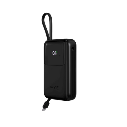 Fast Charging Power Bank With Build-in Cables 20K mAh
