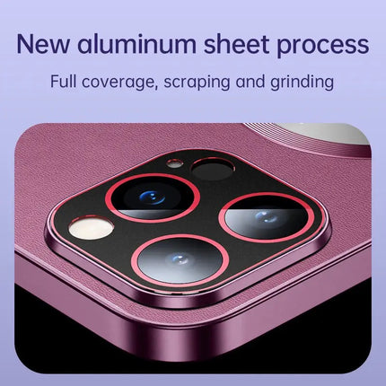 AG - Magnetic Charging Case with Camera Lens for iPhone XR/11/12/13/14/15 - Row