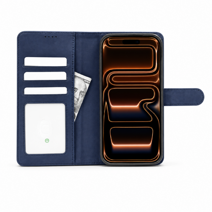 iPhone 18 Pro Max / 17 Pro Max Wallet PU Leather MagCharging Case