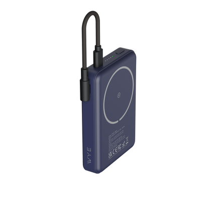 10K Magnetic Power Bank With Detachable Cable