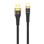 USB-A to USB-C / 1 Meter / Black