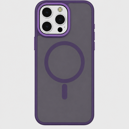 iPhone 15 Pro Hard TPU Clear Magnetic Case