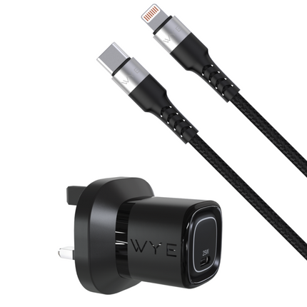 25W USB-C Charging Kit with USB-C to Lightning Cable (Gan III)