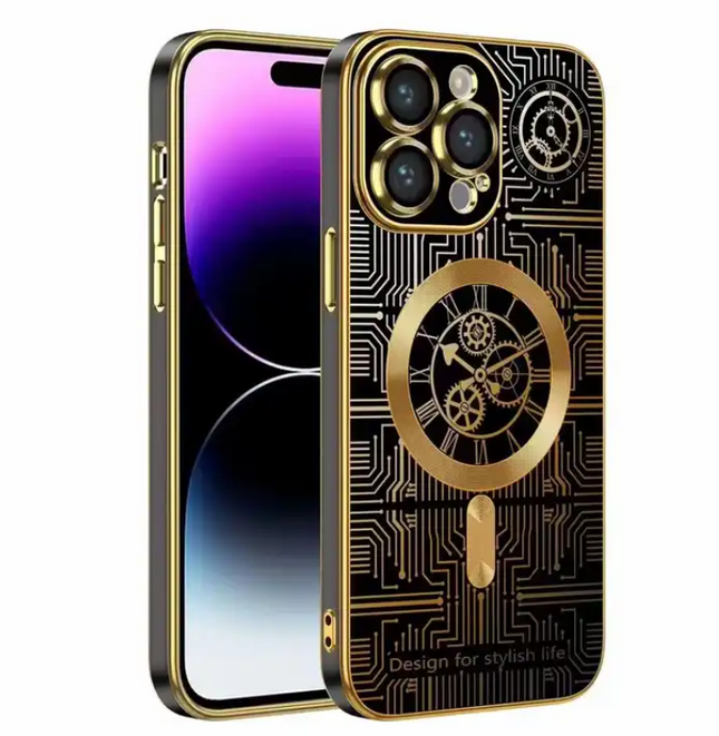 iPhone 14 Mechanical Printed TPU Magsafe Case
