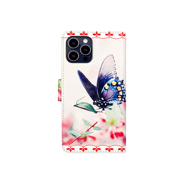 iPhone 16 Plus Wallet Printed Design Case