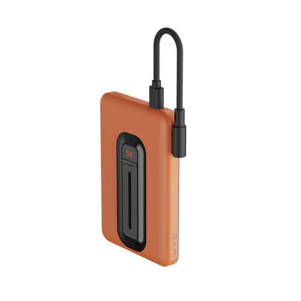 5K Magnetic Power Bank With Detachable Cable