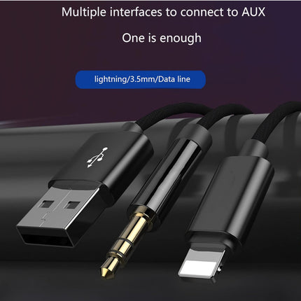8-Pin to USB-A & 3.5mm Cable (12 Months Warranty)